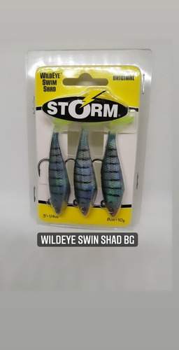 Set Vinilos Storm Wildeye Swin Shad Letales Para Truchas