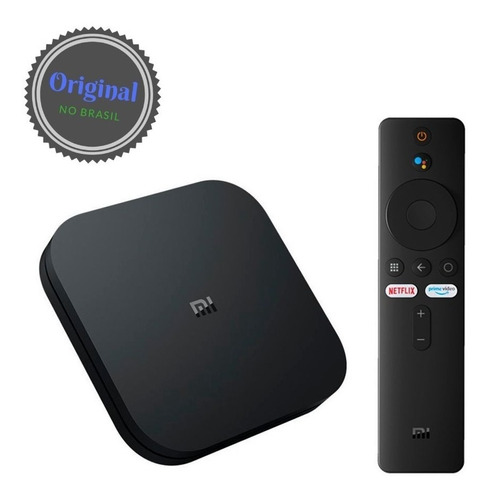 Xiaomi Mi Box S 4k Hdr Android Smart Tv -lacrado/no Brasil-