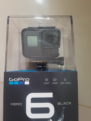 Camera Gopro Hero 6 Black+bateria+cart 32gb+caixa. Estq+capa