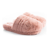 Pantuflas Mujer Peluche Ojotas Chinelas Cómodas Liviana