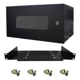 Mini Rack Organizador 5u Acrílica Max Para Dvr Com Bandeja