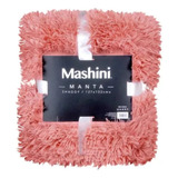 Manta Shaggy Mashini 127x152cm Terra, Especial Invierno Frío