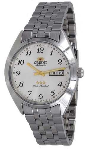 Reloj Hombre Orient Ra-ab0e16s Automátic Pulso Plateado Just
