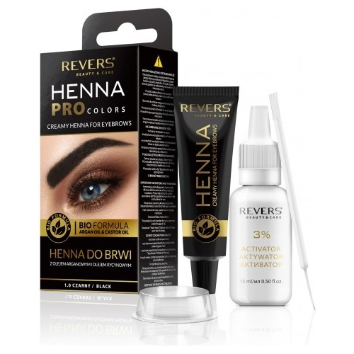 Henna Revers Tintura Para Cejas Black/ - mL a $1133