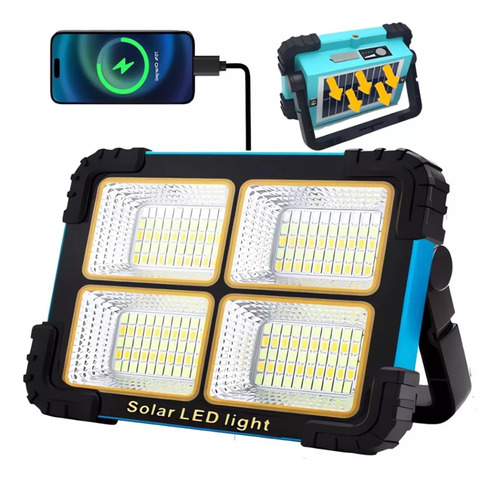 Lampara Emergencia Recargable Luz Camping Focos Led Solar