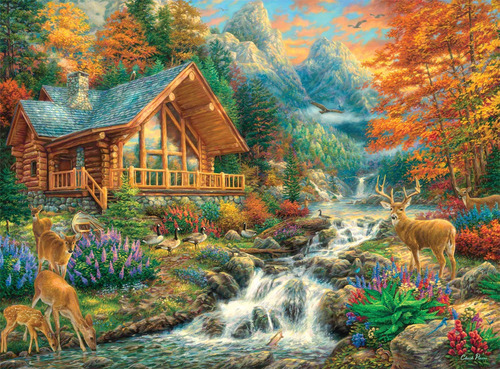 Buffalo Games - Alpine Serenity - Puzzle De 1000 Piezas C