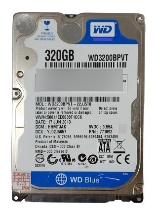 Hd Interno Western Digital Wd Blue Wd3200bpvt 320gb