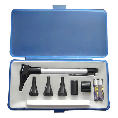 Kit Otoscopio Con Lampara Pupilera Led Accesorios Checkatek Color Blanco | Envío gratis
