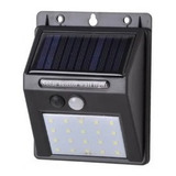 Luminária Solar Led 4w Com Sensor - Gaya 180 Lumens 6500k