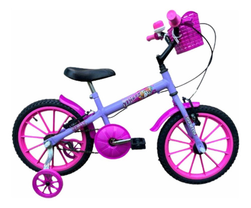Bicicleta Infantil Samy Aro 16 Feminina V-brake Missy