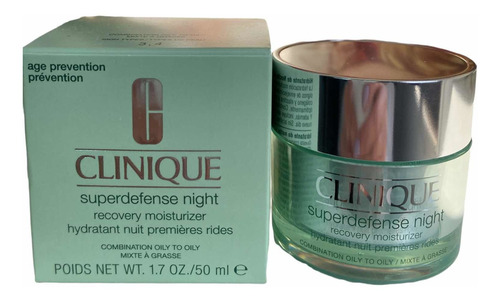 Clinique Superdefense Night Piel Mixta A Grasa 50ml