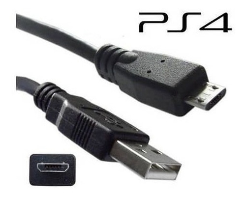 Cable De Carga Para Joystick Ps4 Play Station 4 Usb