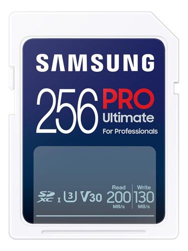 Tarjeta De Memoria Samsung Pro Ultimate 256gb Sdxc 200 Mb/s