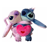 Stich & Angel Disney 14 De Febrero Abrazo San Valentin