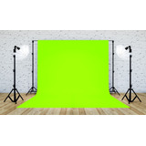 Tecido Fundo Infinito Fotográfico Chroma Key 1,78 X 2,20m Cor Verde Neon