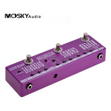 Pedal Multiefectos Para Guitarra 6 En 1 Moskyaudio Rc5 Rever