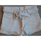 Calza Tipo Jean Carters, Short Blanco Mimo Talle 3