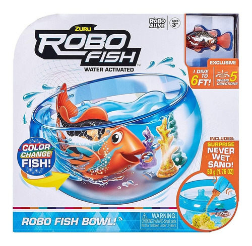 Robo Alive Robo Fish Pecera Peces Robóticos Nadadores  Lanus