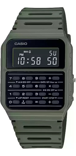 Reloj Casio Data Bank Ca53wf-3b Color Verde E-watch