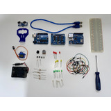 Kit Arduino Uno R3 + Ethernet E Motor Shield + Componentes