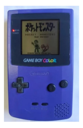 Nintendo Game Boy Color Standard Cor Grape Cod A