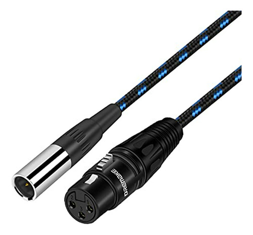 Cable Para Micrófono:  Dremake Cable Convertidor Mini Xlr Ma
