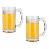 Jogo 30 Canecas De Chopp Cerveja Copo Vidro Liso 500ml