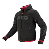 Campera Moto Nto Zip Hoodie Armor Con Protecciones P