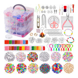 Kit Bisuteria De Accesorios Para Hacer Pulseras 9595 Piezas