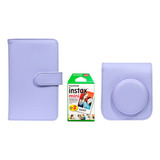Kit Accesorios Instax Lilac Purple + Pack Películas 2x10
