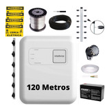 Kit Cerca Elétrica Industrial 120m Big Hastes 1 Metro 0,60mm