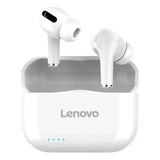 Audífonos In-ear Inalámbricos Lenovo Livepods Lp1s Blanco Con Luz Led