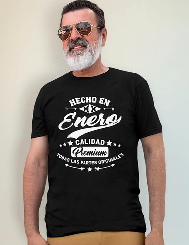 Playera Hecho En Calidad Premium Mes Personalizado Regalo
