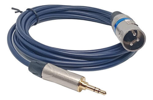 Cable Plug Auxiliar Trs 3,5mm A Canon Xlr Macho 10 Metros