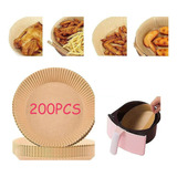 200pcs Air Fryer Nonstick Paper Liner Mat . .