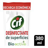 Limpiador Desinfectante De Superficies Cif Original 380 Ml