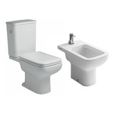 Combo Ferrum Trento Inodoro, Deposito Dual Y Bidet 1a