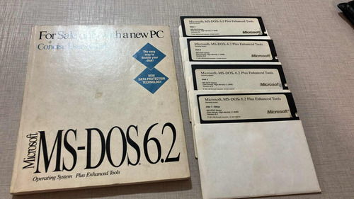 Diskettes Originales Ms-dos 6.2 Plus + Windows 3.1