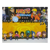 Kit Com 8 Bonecos Naruto Shippuden Miniaturas Colecionáveis