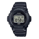 Relógio Casio Masculino Illuminnator Cor Da Correia Preto Cor Do Bisel Preto Cor Do Fundo Cinza