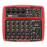 Novik Nvki08 Rojo Mixer 8 Canales