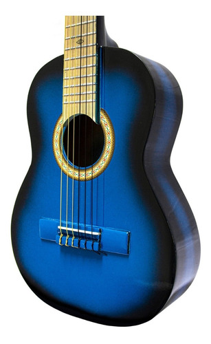 Guitarra Acústica Infantil Bajito B1-azul Cerro Grande 