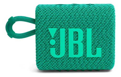 Caixa De Som Jbl Go Eco Verde Jblgo3ecogrn Cor Squad