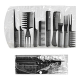 Blister Kit De Peines X 10 Unidades/peluqueria/barberia Pelo