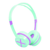 Auriculares Inalambricos Bluetooth Niños Kids Hp-k20 Color Turquesa