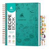 Clever Fox Libro De Recetas En Espiral, Haz Tu Propio Libro 