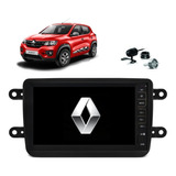 Kit Central Multimídia Mp5 Kwid + Moldura + Câmera