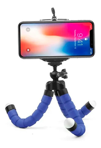 Mini Tripé Flexível Suporte  Câmera Digital Celular