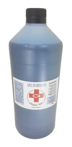 Water Vet Azul De Metileno 1000ml Antihongos Acuario Desinfe