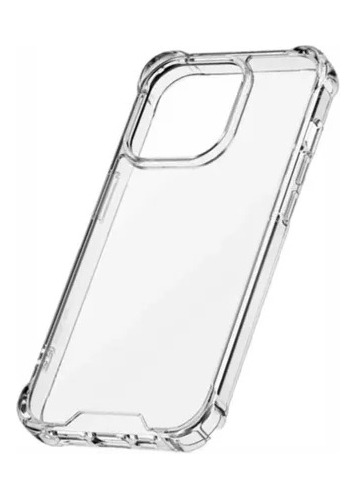 Funda Para iPhone Transparente Rigida Con Bordes Bumper